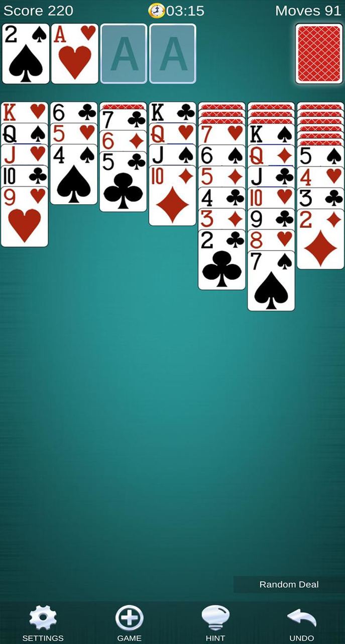 Solitaire - Spider TriPeaks screenshot image 2_Popularmodapk.com
