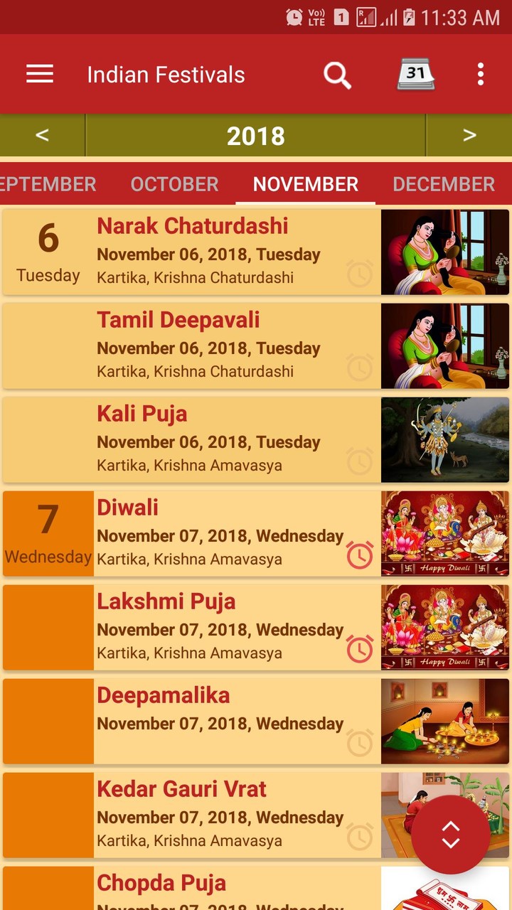 Hindu Calendar - Drik Panchang screenshot image 7_Popularmodapk.com