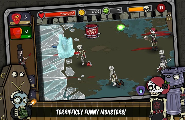 Rock Defender:Defend your base screenshot image 2_Popularmodapk.com