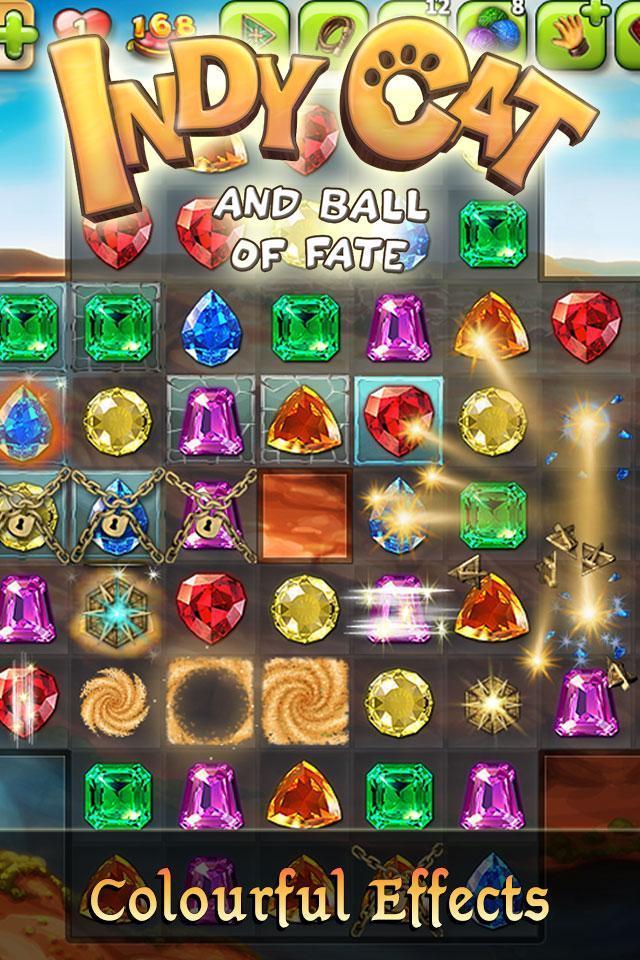 Indy Cat: Match 3 Adventure screenshot image 2_Popularmodapk.com