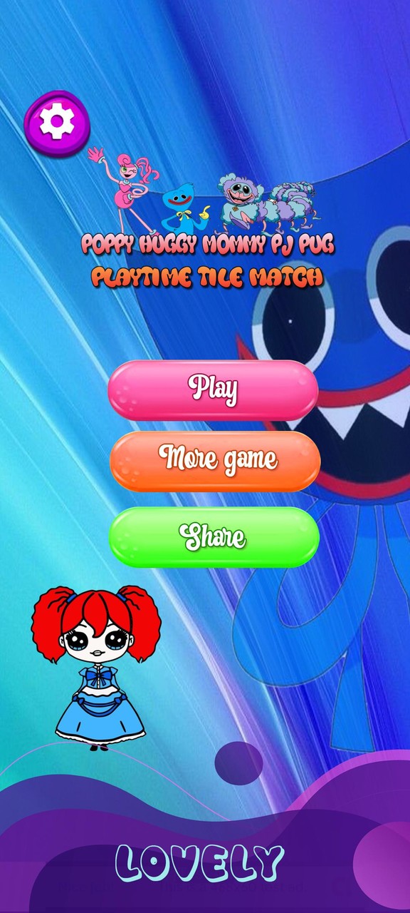 Poppy Huggy Mommy Tile Match screenshot image 1_Popularmodapk.com