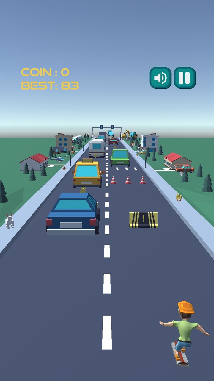 Flying Skateboard screenshot image 2_Popularmodapk.com