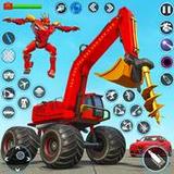 Monster Crane robot Car Games1.2.7_Popularmodapk.com