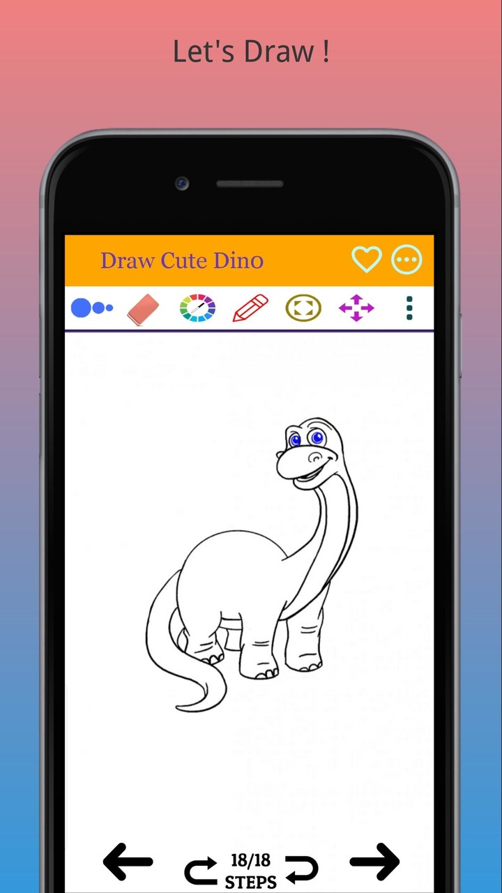 Cómo dibujar dinosaurios screenshot image 5_Popularmodapk.com