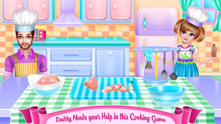 Daddy Cooking Time screenshot image 1_Popularmodapk.com