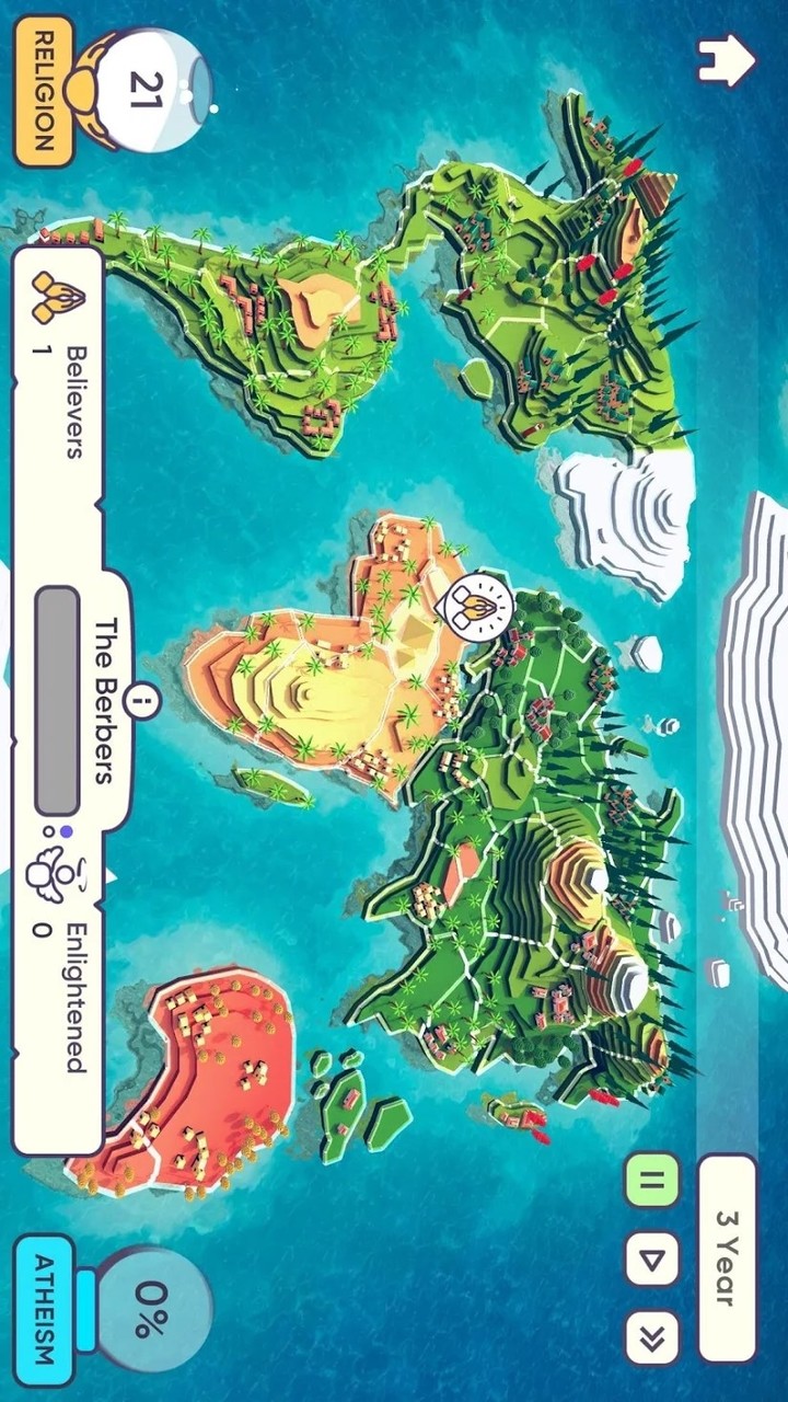 God Simulator. Religion Inc.(Paid games to play for free) screenshot image 1_Popularmodapk.com