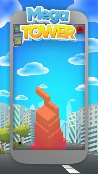 Mega Tower - Merge Rectangles screenshot image 1_Popularmodapk.com