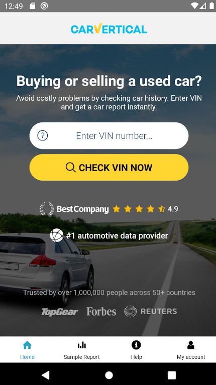 carVertical: Check Car History screenshot image 3_Popularmodapk.com