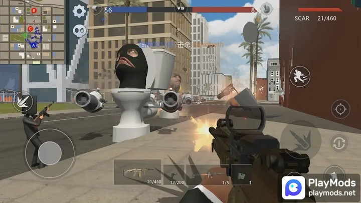 Pixel Battle War<span>(Unlimited Currency)</span> screenshot image 1_Popularmodapk.com