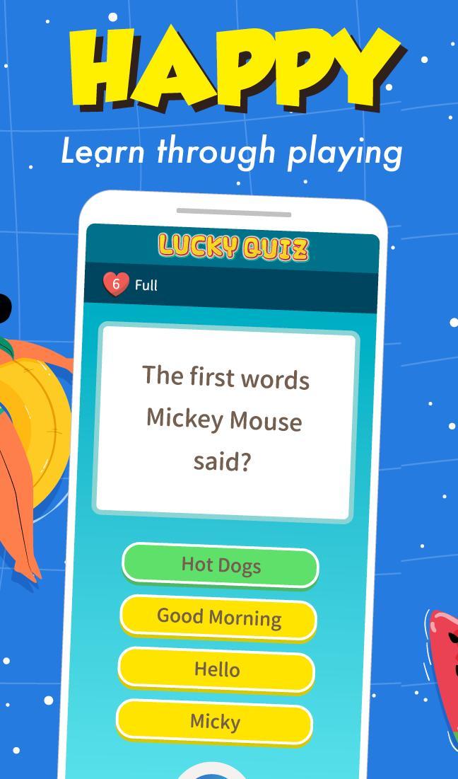 Fun trivia game - Lucky Quiz screenshot image 2_Popularmodapk.com