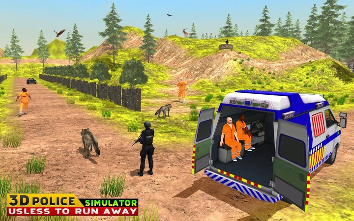 Police Car Van Driving Game 3D screenshot image 2_Popularmodapk.com