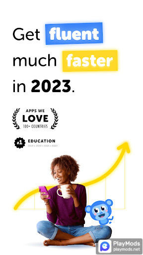 Falou - Fast language learning screenshot image 1_Popularmodapk.com