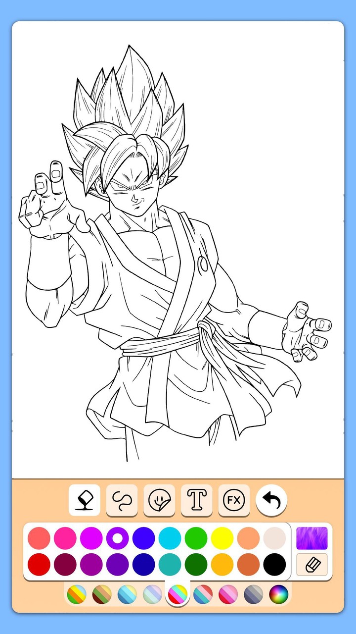 Ultra Instinct Coloring Book screenshot image 2_Popularmodapk.com