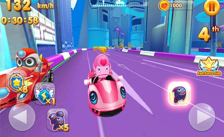 Happy pig Racing game screenshot image 1_Popularmodapk.com