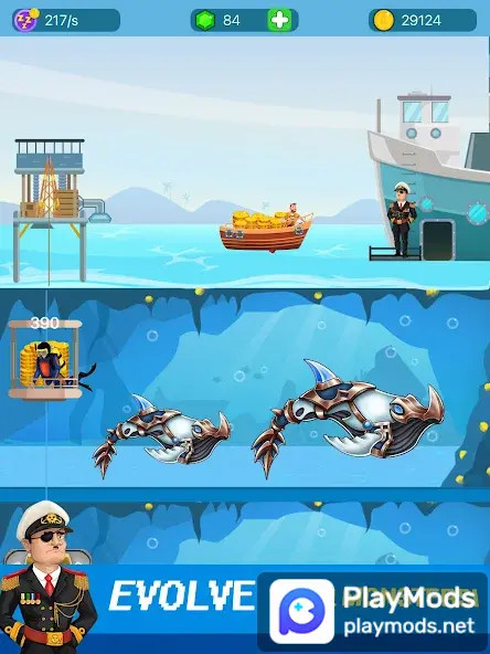 Sea Jurassic Tycoon<span>(No Ads)</span> screenshot image 2_Popularmodapk.com