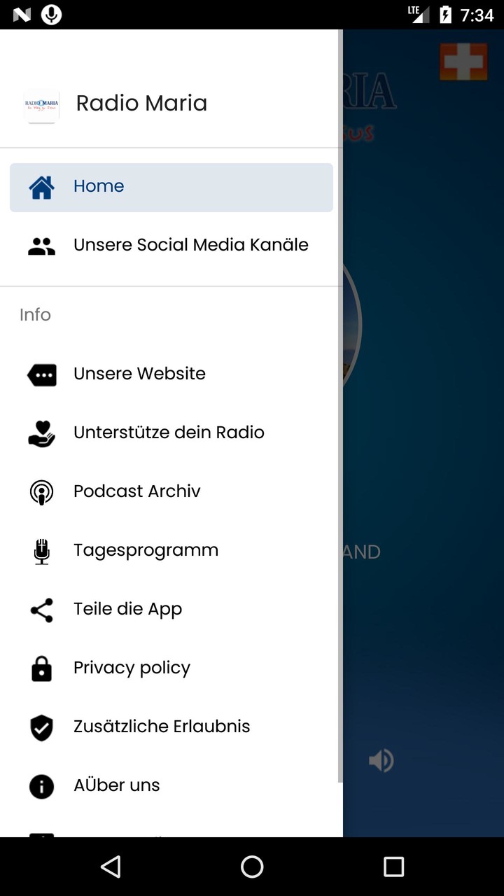 Radio Maria Schweiz screenshot image 4_Popularmodapk.com