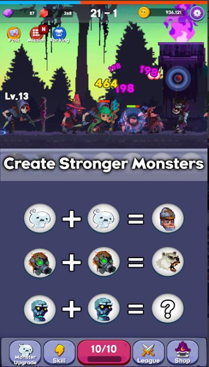 Merge Monster VIP - Offline Idle Puzzle RPG(Lot of money) screenshot image 3_Popularmodapk.com