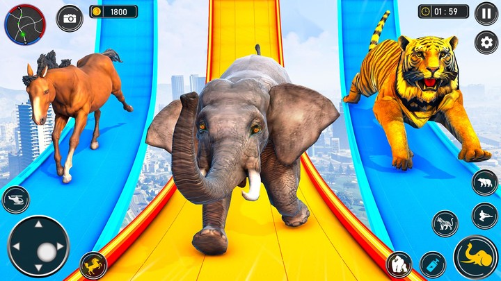 GT Animal Stunt Simulator 3D screenshot image 3_Popularmodapk.com