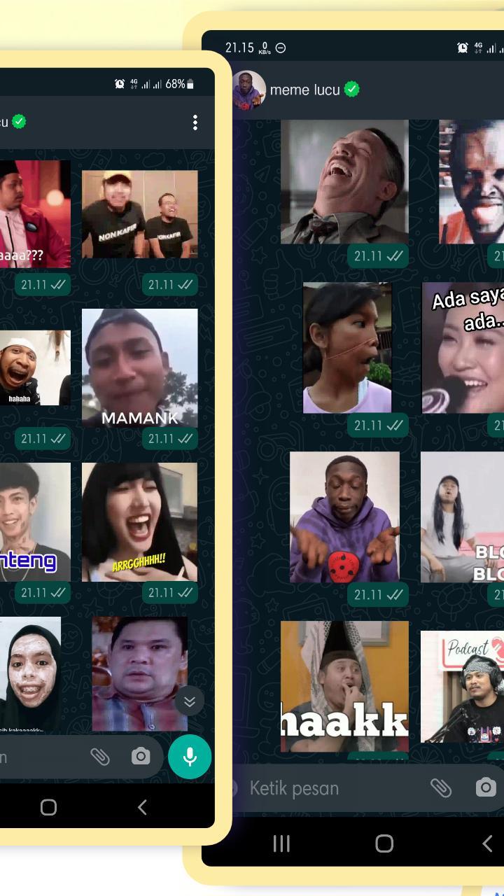 WAStickerApps Asupan Meme Lucu Animasi Sticker screenshot image 30_Popularmodapk.com