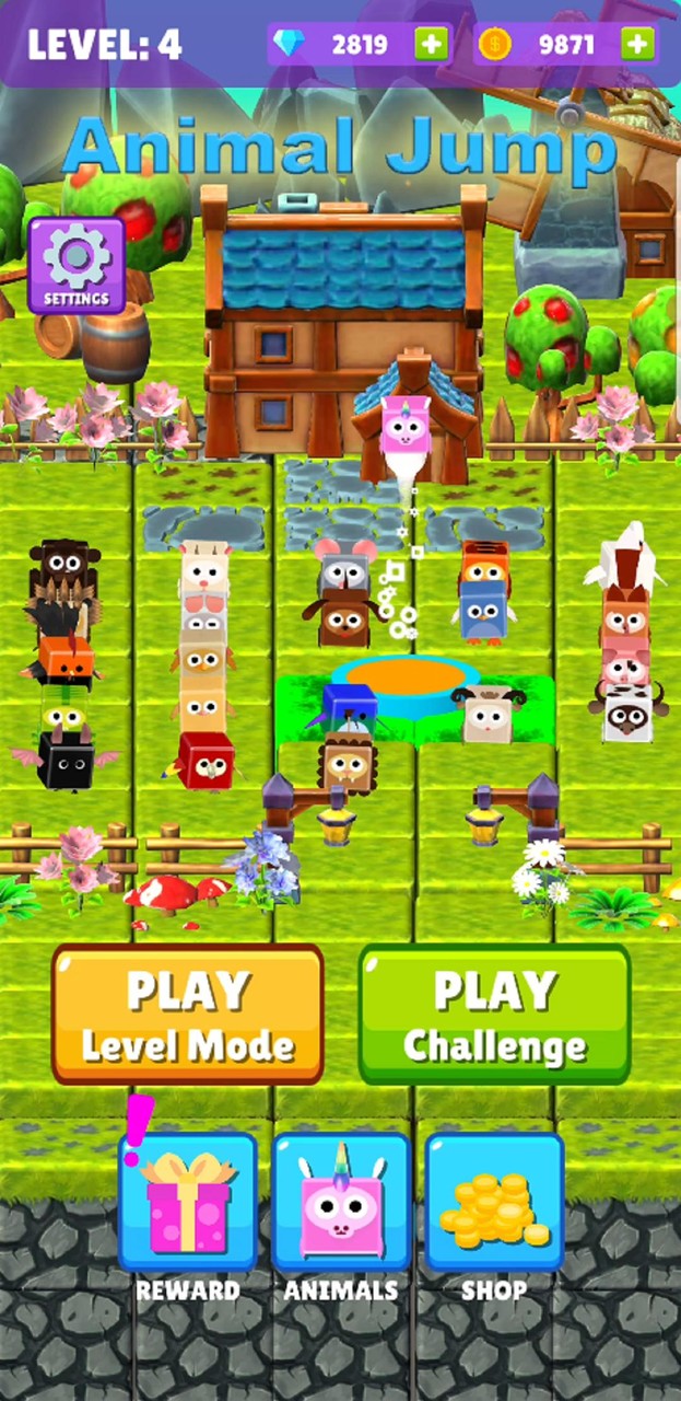 Animal Jump 3D -Play With Pets screenshot image 1_Popularmodapk.com