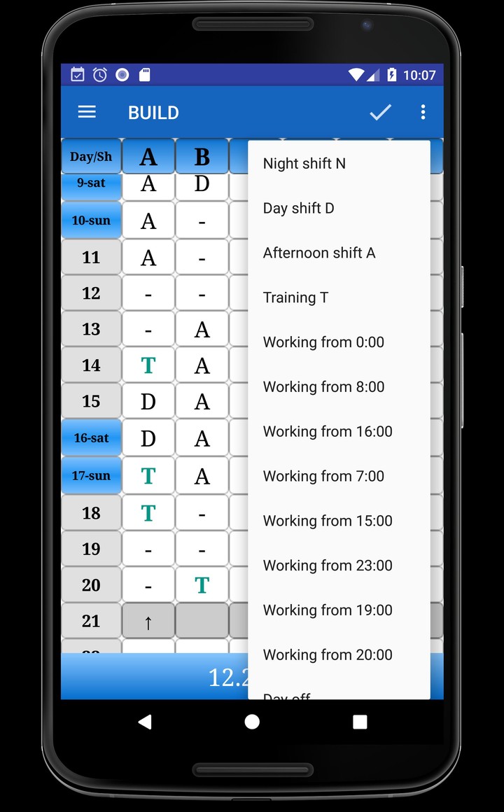 Universal Shift Schedule screenshot image 5_Popularmodapk.com