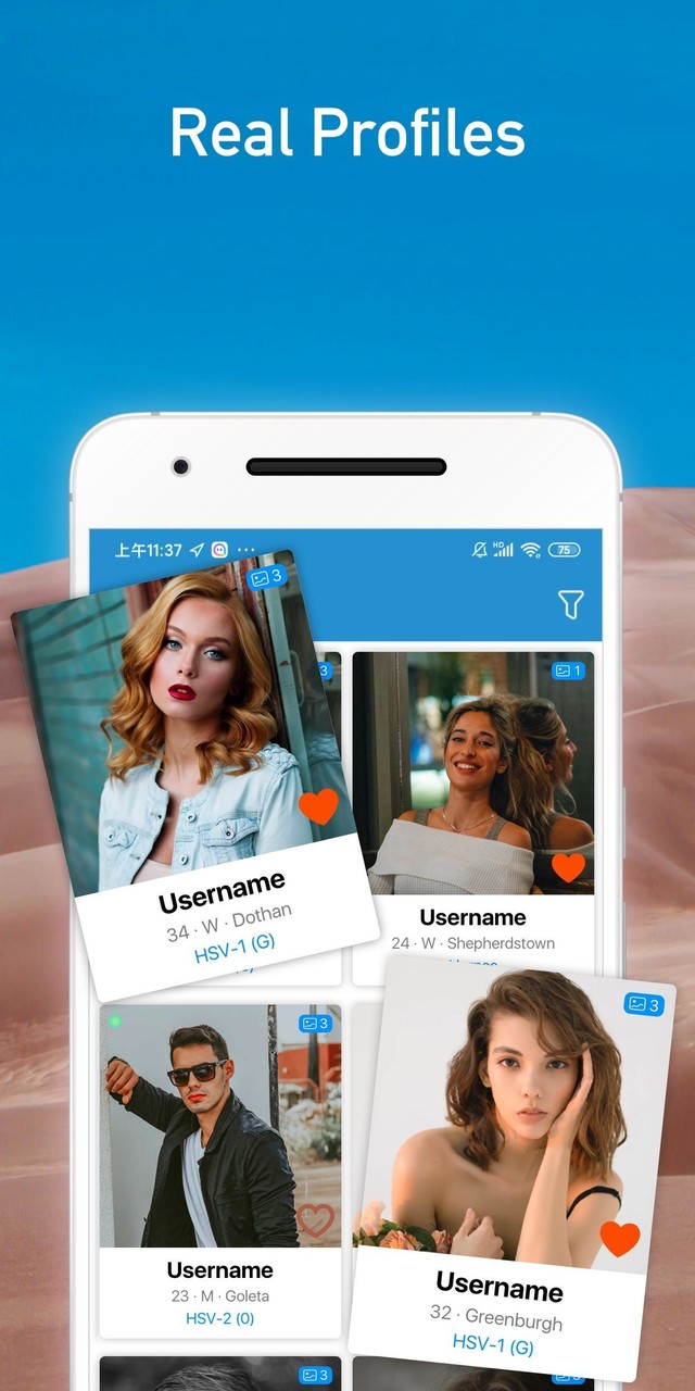 Positive Match: Herpes Dating screenshot image 2_Popularmodapk.com