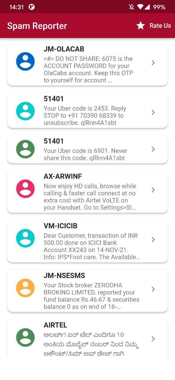 Spam Reporter - SMS to TRAI screenshot image 6_Popularmodapk.com