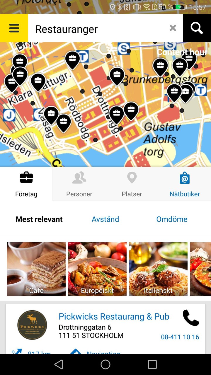 Eniro - Search and discover screenshot image 1_Popularmodapk.com