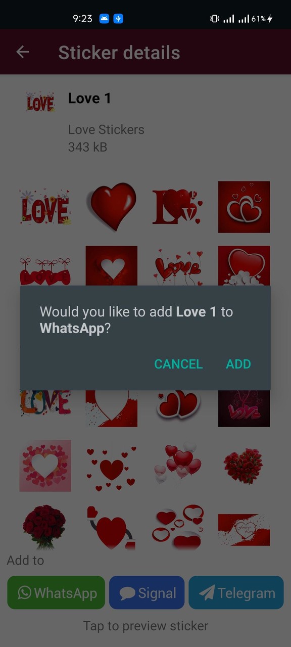 Love Romantic Stickers For Whatsapp - WAStickerApp screenshot image 8_Popularmodapk.com