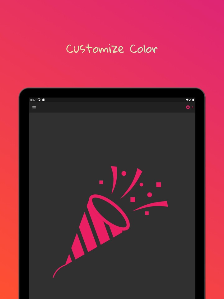 Party Popper with Vibration screenshot image 9_Popularmodapk.com
