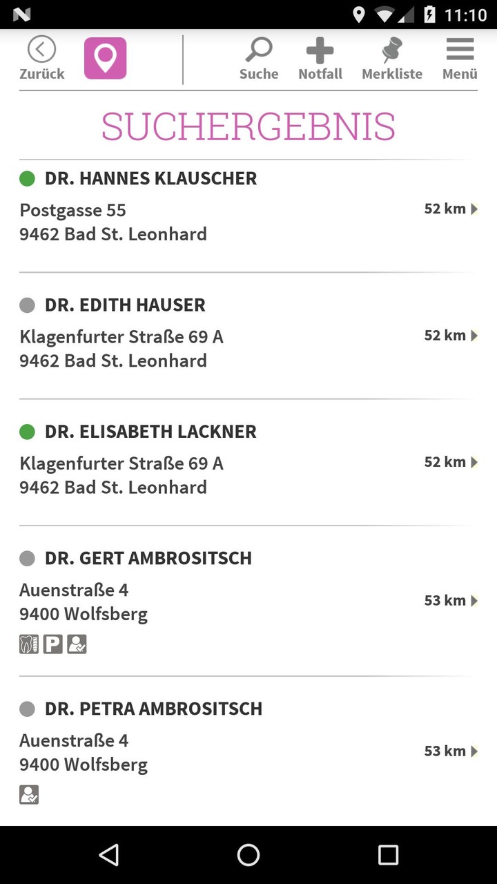 Ärzteführer Kärnten screenshot image 2_Popularmodapk.com