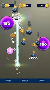 Laser Split Ball Blaster Game<span>(Unlimited Money)</span> screenshot image 1_Popularmodapk.com