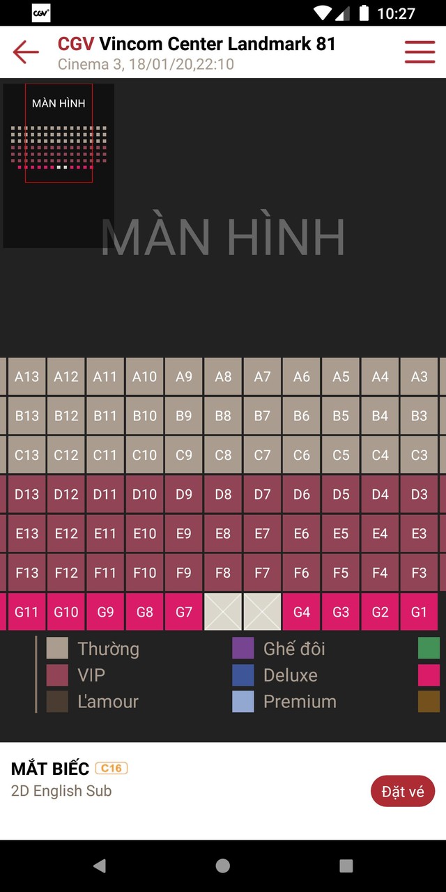 CGV Cinemas Vietnam - Rạp chiếu phim đẳng cấp screenshot image 4_Popularmodapk.com