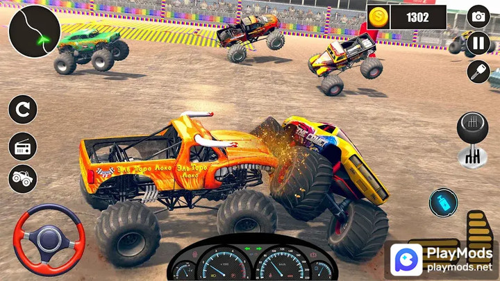 Monster Truck Demolition Crash<span>(unlimited money)</span> screenshot image 2_Popularmodapk.com