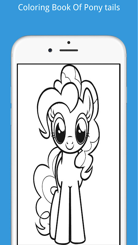 Coloring Book Of Pony tails screenshot image 3_Popularmodapk.com