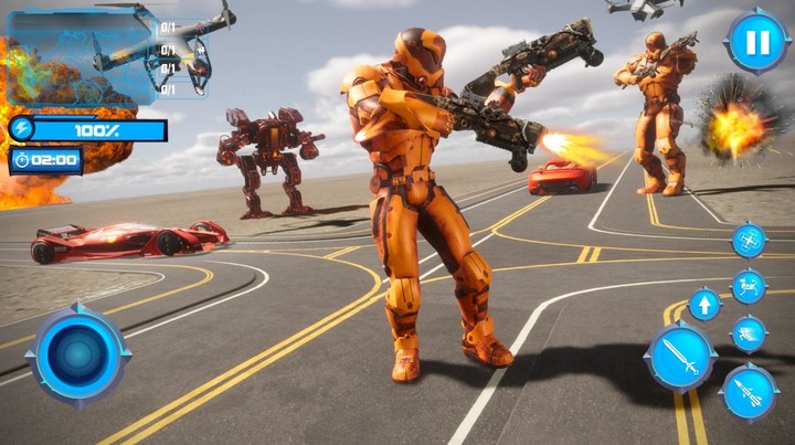 Police Dog Robot Car Games screenshot image 3_Popularmodapk.com