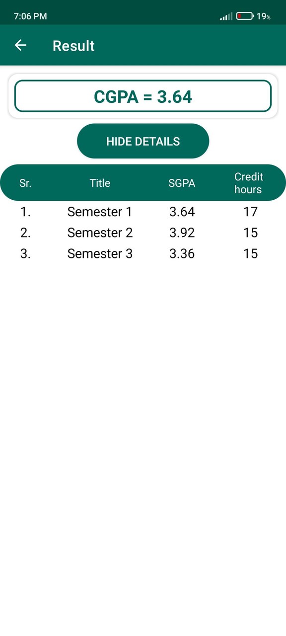 NUML GPA Calculator screenshot image 9_Popularmodapk.com