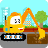 Digger Trucks Kid Construction1.2_Popularmodapk.com