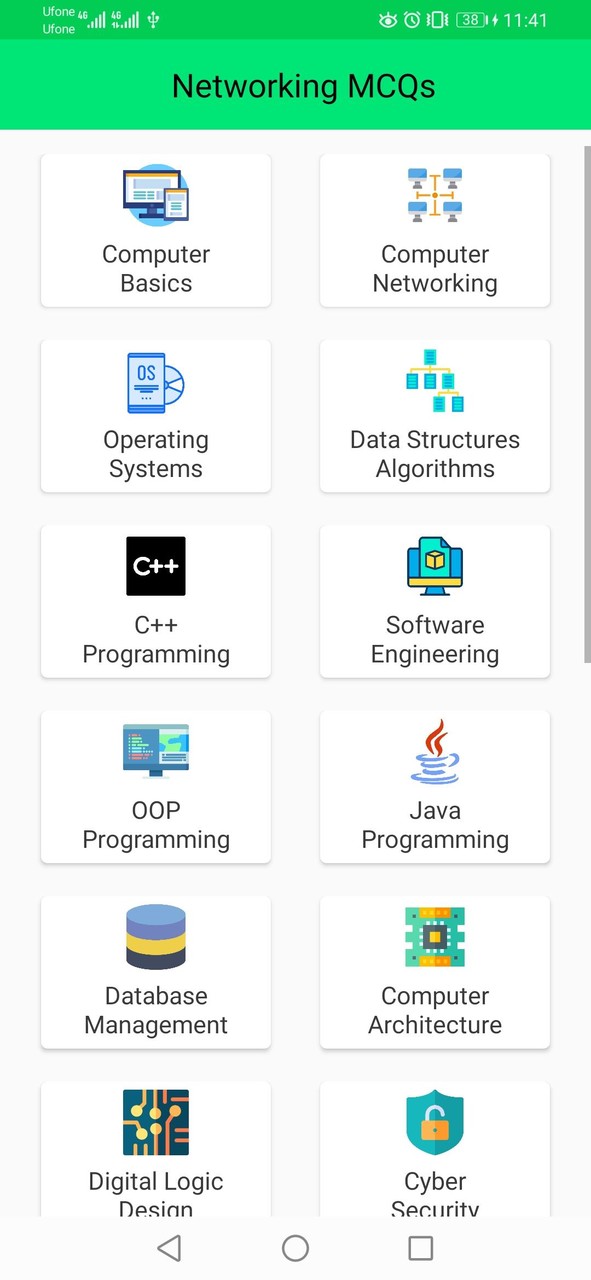 Networking MCQs Tests screenshot image 2_Popularmodapk.com