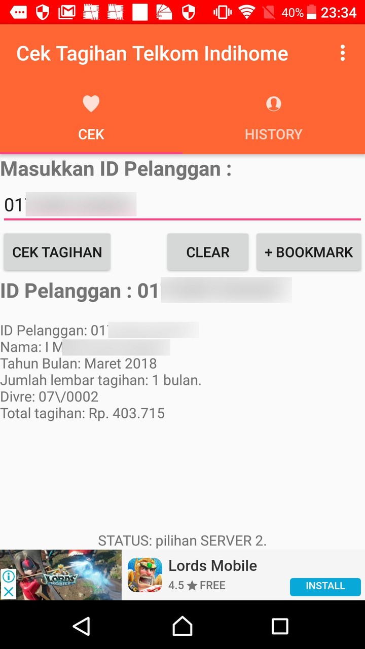 Cek Tagihan Telkom Indihome screenshot image 8_Popularmodapk.com