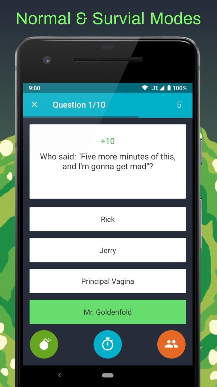 Fan Quiz for Rick and Morty screenshot image 3_Popularmodapk.com