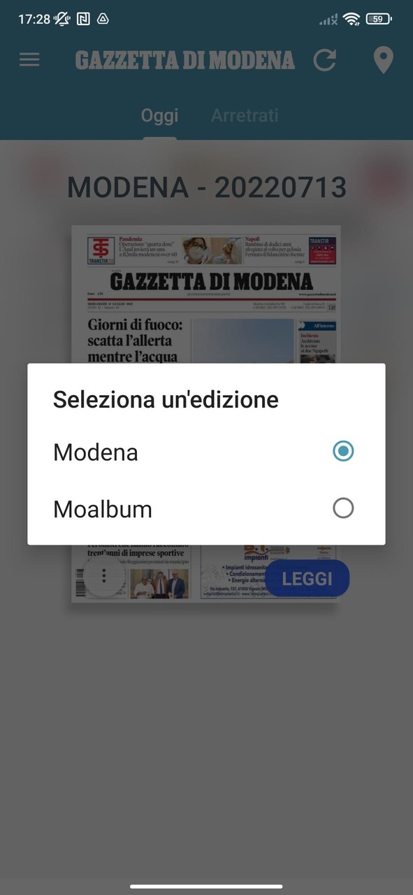 La Gazzetta di Modena screenshot image 3_Popularmodapk.com