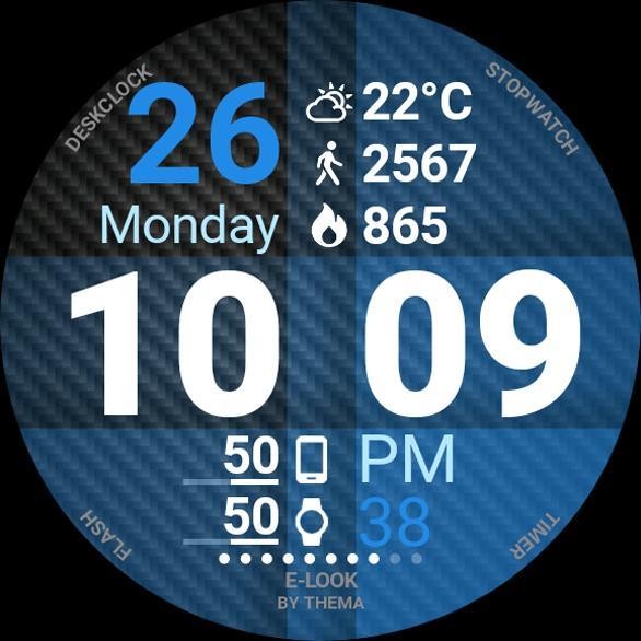 E-Look Watch Face screenshot image 10_Popularmodapk.com