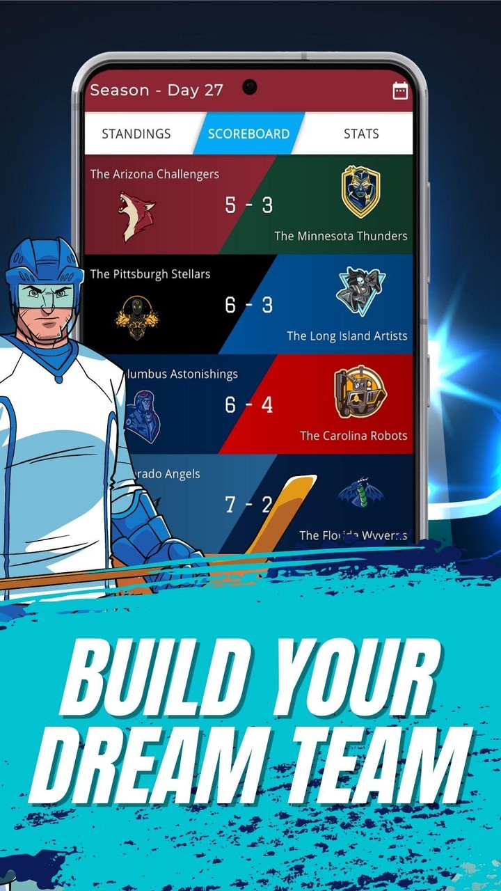 Astonishing Hockey Manager screenshot image 2_Popularmodapk.com