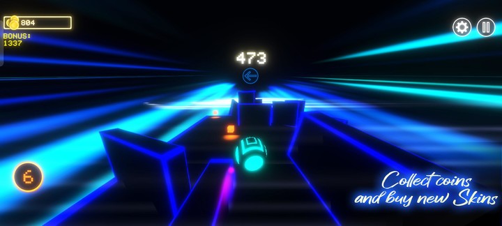 Blocky Slider: Fast Cyperpunk- screenshot image 4_Popularmodapk.com