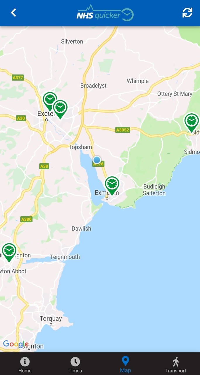 NHSquicker:  live wait times for the South West screenshot image 3_Popularmodapk.com