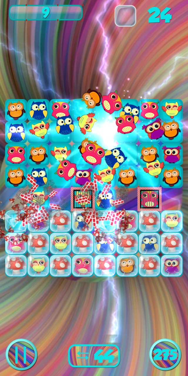 Crazy Owls Puzzle screenshot image 1_Popularmodapk.com