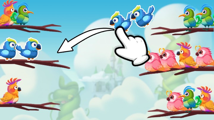 Bird Color Sort : Puzzle Game screenshot image 8_Popularmodapk.com