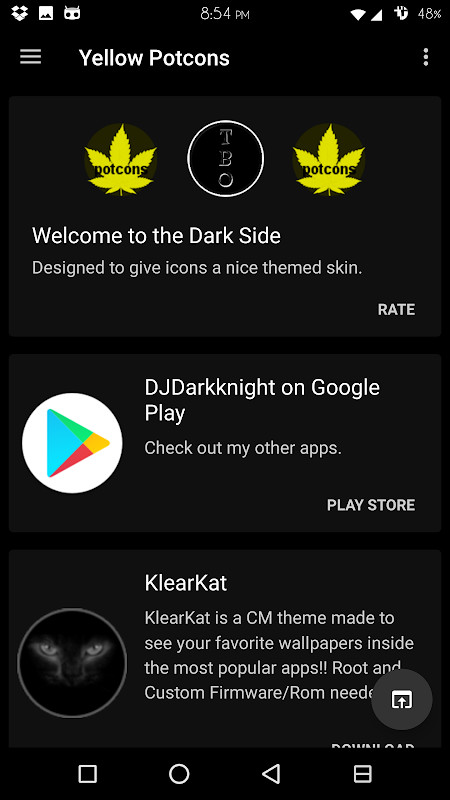 Yellow Potcons Icon Skins screenshot image 4_Popularmodapk.com