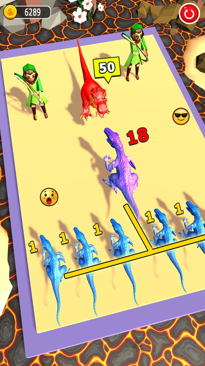 Merge Master dinosaur battle screenshot image 10_Popularmodapk.com